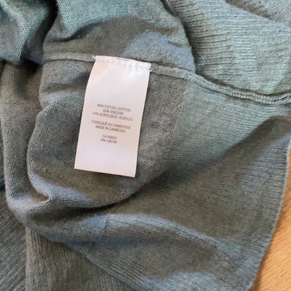 Reitmans long sleeve knit crewneck, size S, sea green - Picture 5 of 6